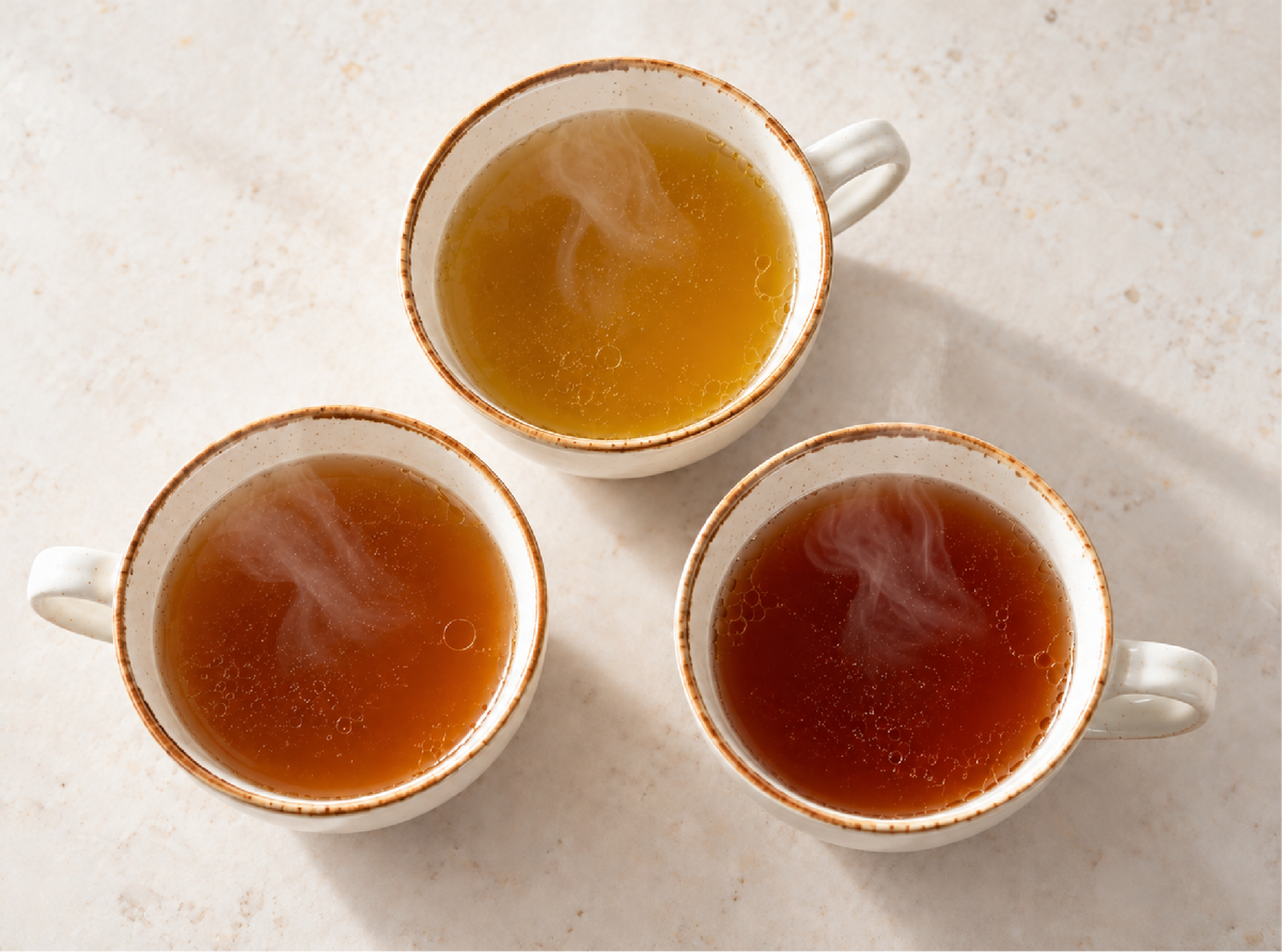 A bowl of The Good Gut therapeutic broth